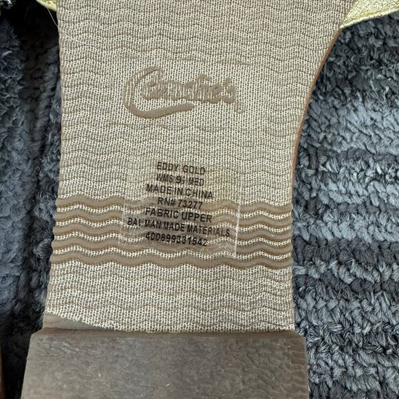 Candies gold studded and rhinestone embellished thong flat sandals - Picture 6 of 6